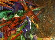 Franz Marc The Fate of the Animals, 1913 oil painting